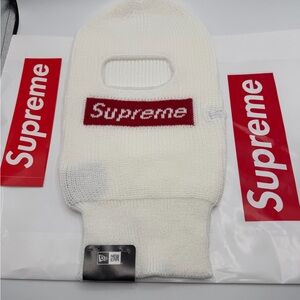 Supreme White Knit Shiesty